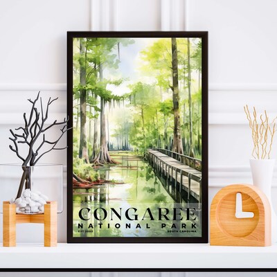 Congaree National Park Poster, Travel Art, Office Poster, Home Decor | S4 - image4